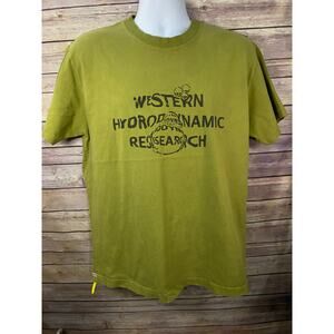 Western Hydrodynamic Research T-Shirt Men’s Medium Green WHR Logo Graphic Tee
